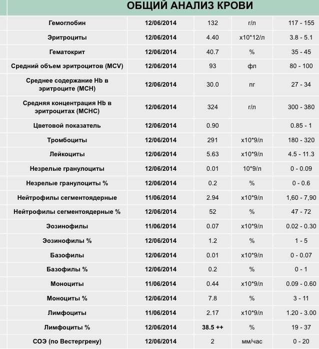 Wbc в анализе крови: расшифровка, норма у женщин по возрасту (таблица)