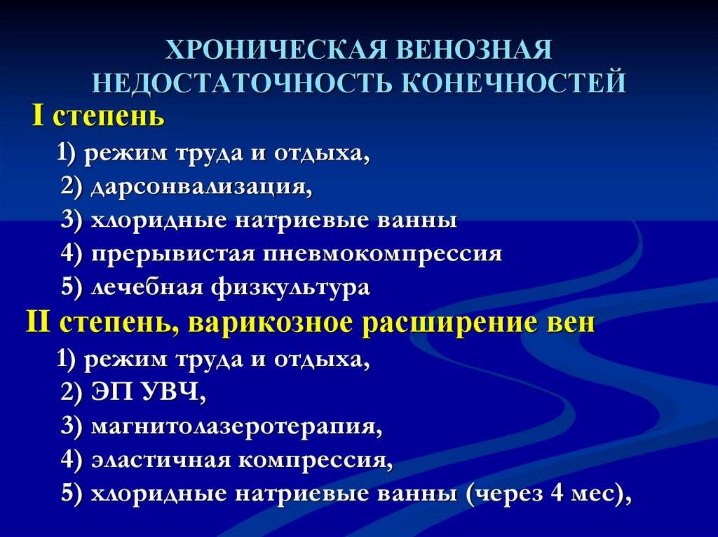 Хроническая венозная недостаточность нижних конечностей лечение | spinahelp.ru