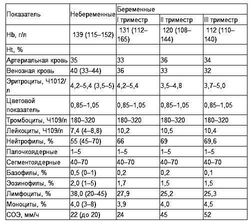 Общий анализ крови при беременности: норма, расшифровка : saluma.ru
