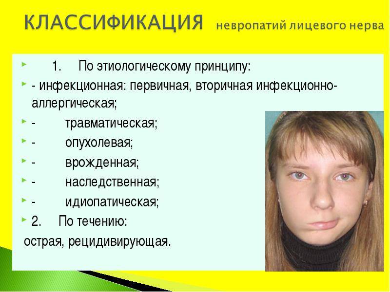 Воспаление лицевого нерва (невралгия, невропатия или парез): симптомы и лечение | rvdku.ru
