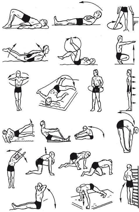 Упражнения при грудном остеохондрозе игнатьев