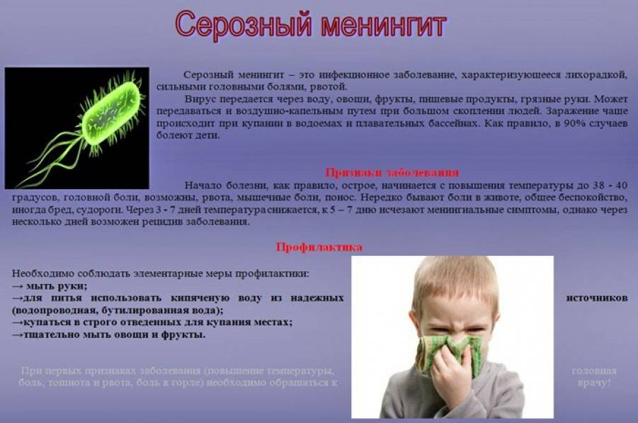 Симптомы и лечение менингита у детей