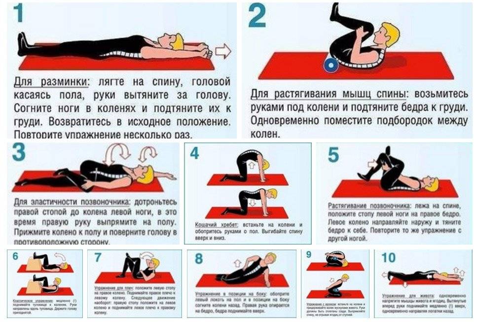 Гимнастика доктора бубновского: упражнения для снятия боли в пояснице и спине