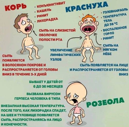 Розеола детская - симптомы и лечение, фото у детей