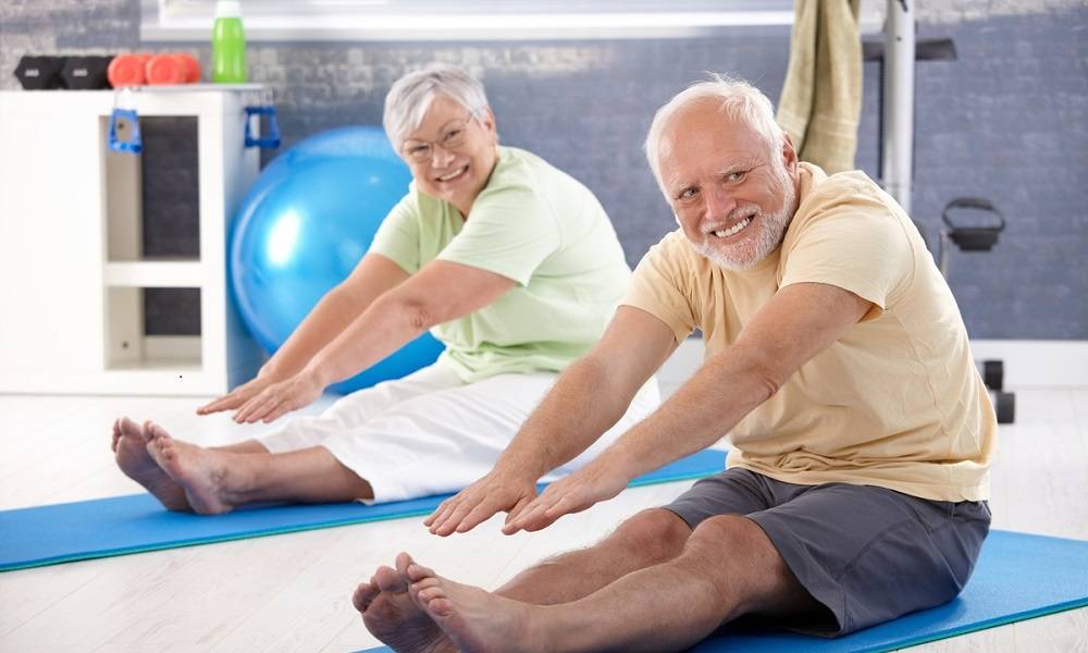Полезные физические упражнения для пожилых мужчин