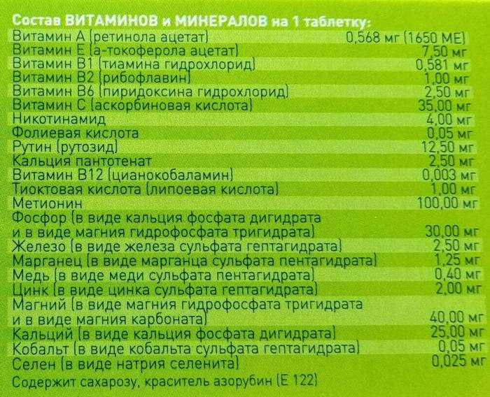 Витамины селмевит: инструкция по применению, цена, отзывы, состав - medside.ru